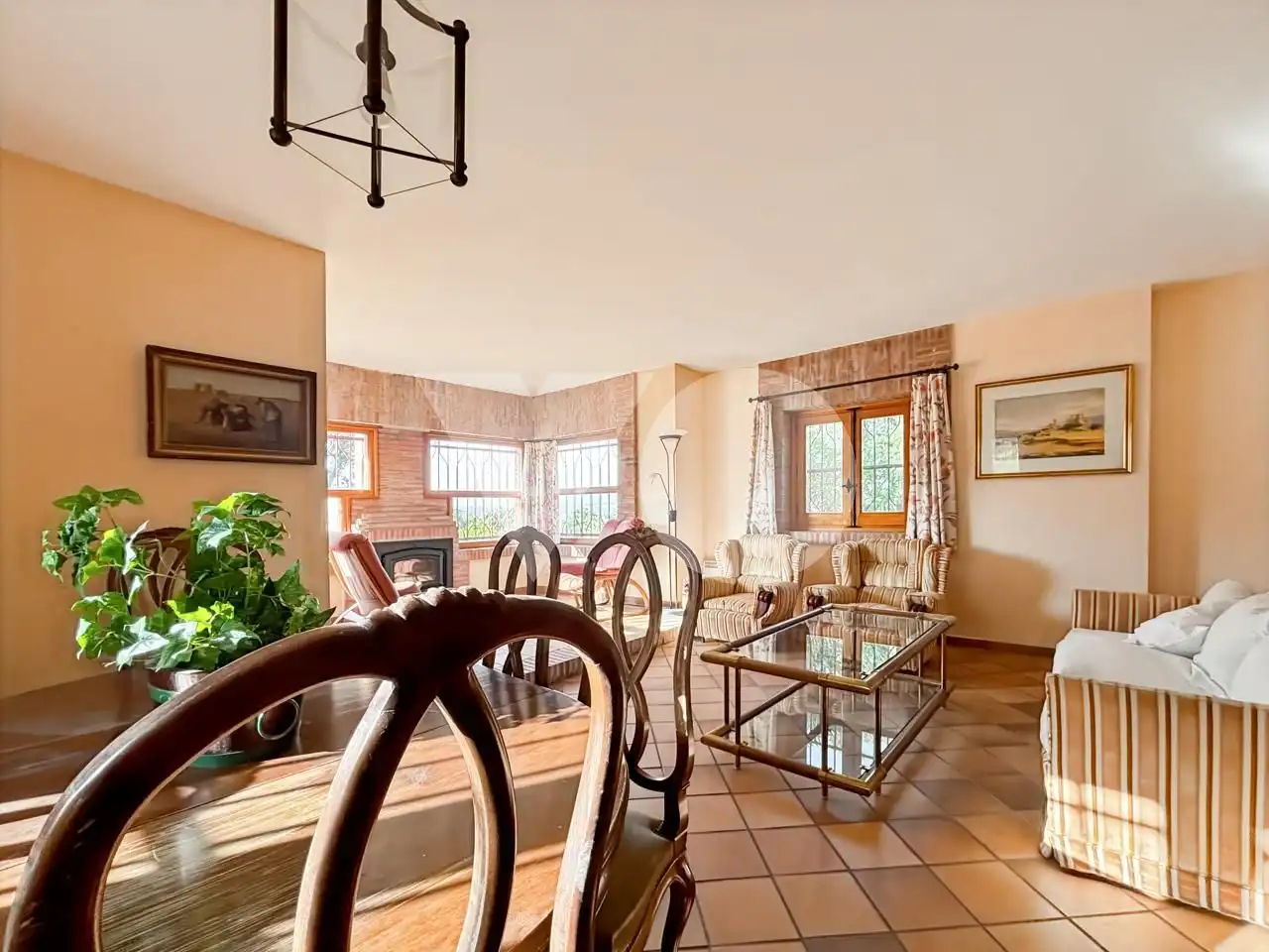 Sala de estar de Finca rústica en venta en Valdemorillo con Calefacción y Jardín privado