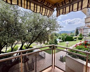 Terrace of Flat to rent in El Escorial  with Air Conditioner, Heating and Private garden