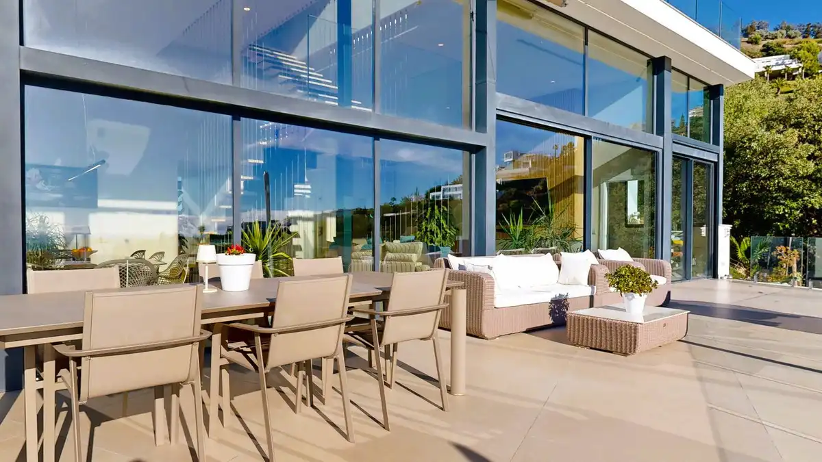 Terrace of Houses for rent in Marbella  with Air Conditioner, Private garden and Terrace