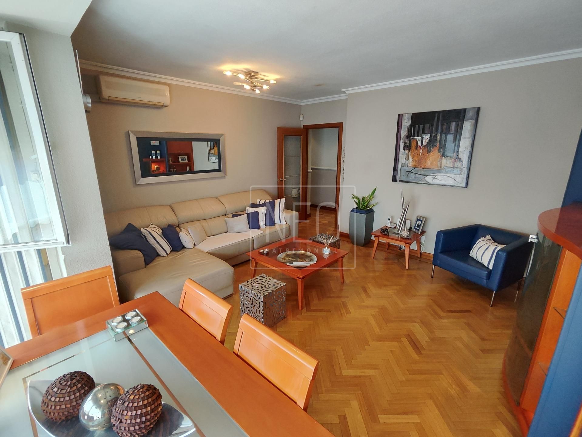 Sala d'estar de Pis en venda en Torrejón de Ardoz amb Aire condicionat, Calefacció i Jardí privat