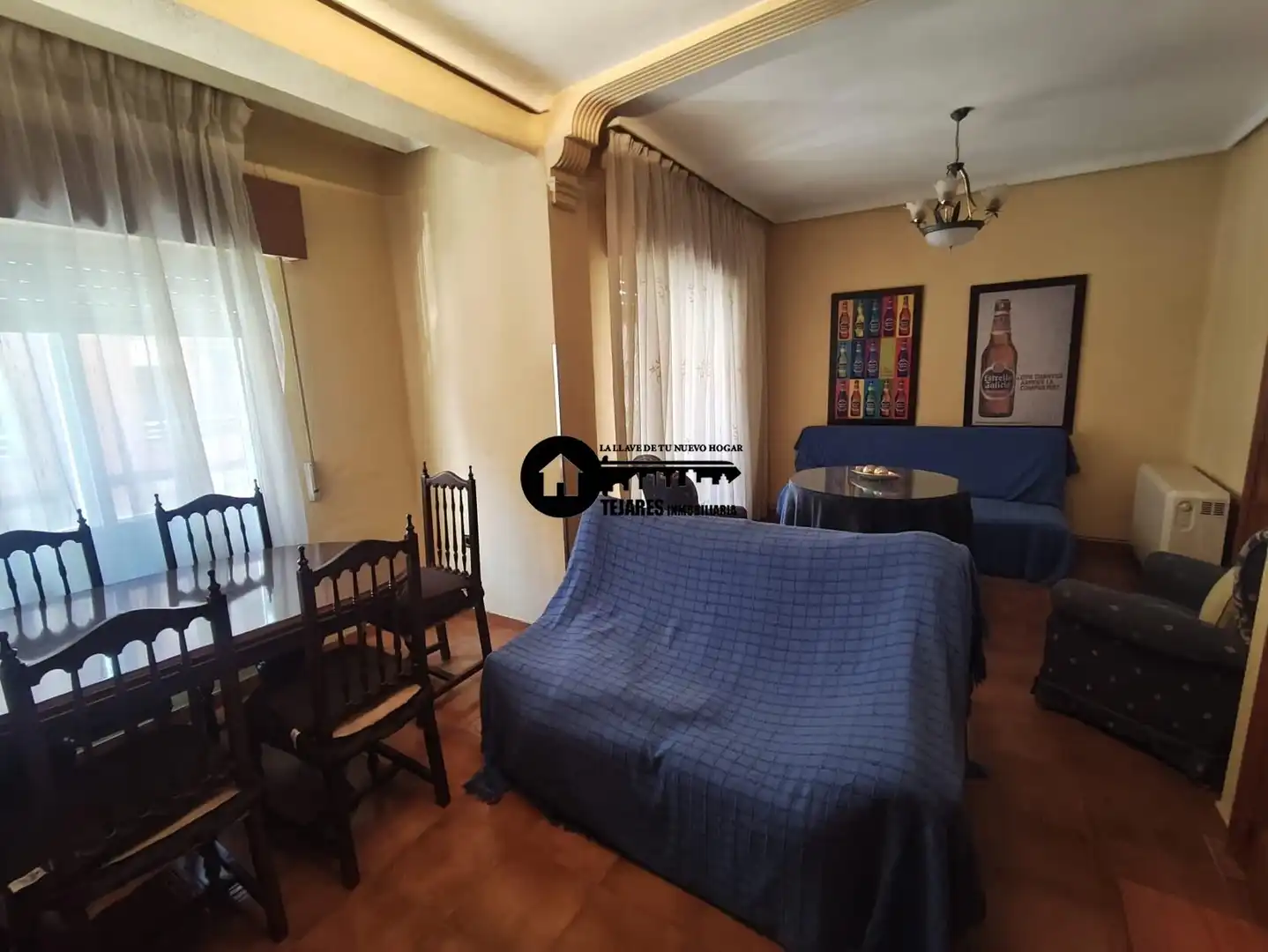 Living room of Flat for sale in  Albacete Capital  with Heating and Balcony