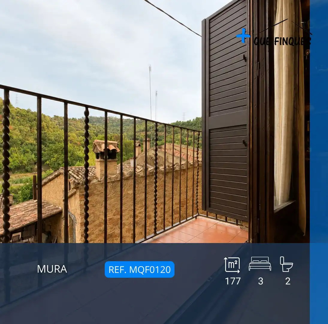 Terraza de Casa o chalet en venta en Mura con Calefacción, Trastero y Balcón