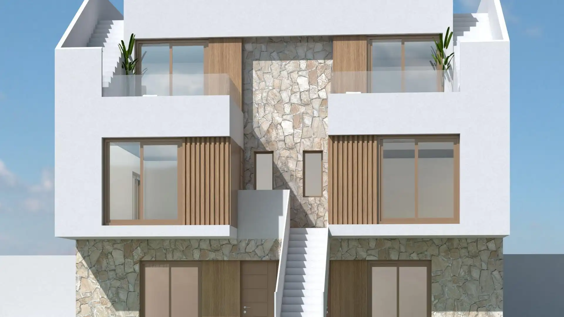 Vista exterior de Planta baja en venta en Benejúzar con Jardín privado y Terraza