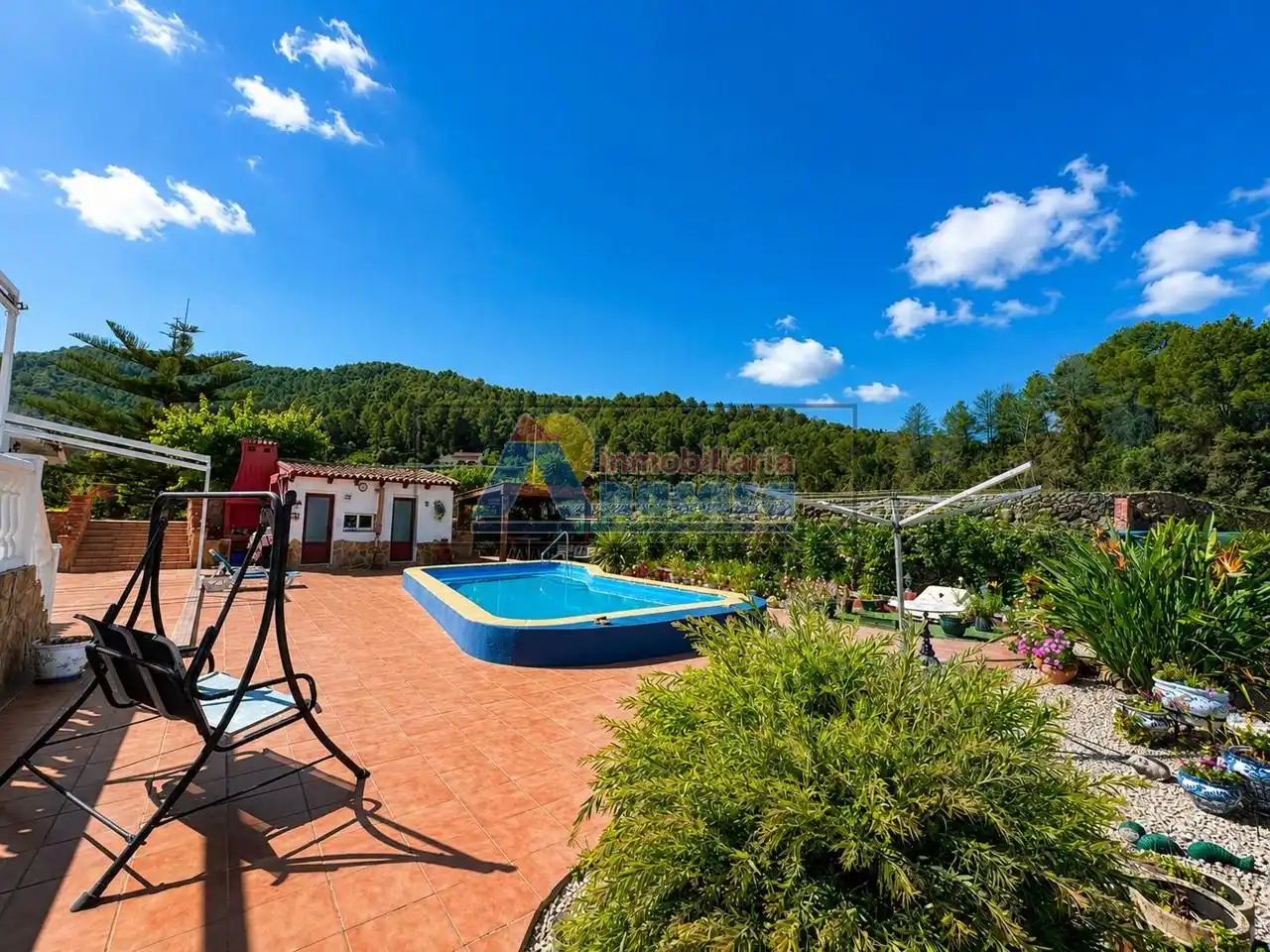Terraza de Casa o chalet en venta en Vilallonga / Villalonga con Aire acondicionado, Calefacción y Jardín privado