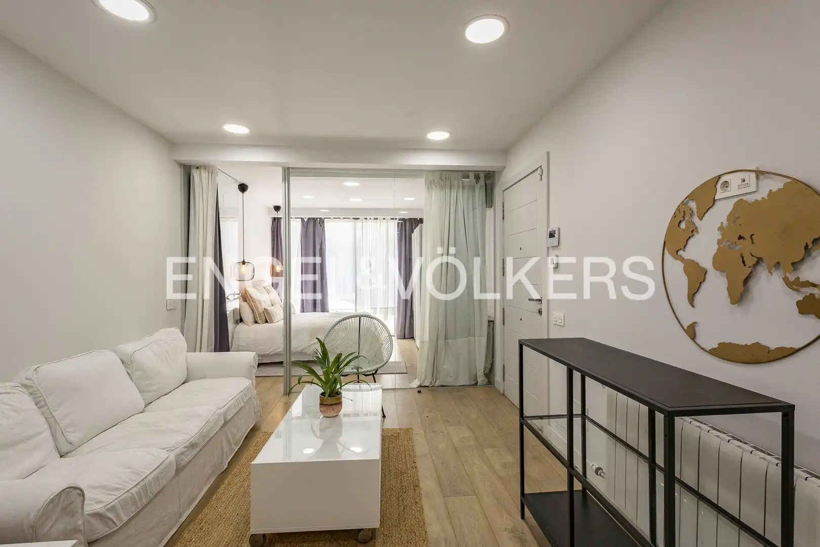 Sala de estar de Casa o chalet de alquiler en Barcelona con Aire acondicionado, Calefacción y Jardín privado