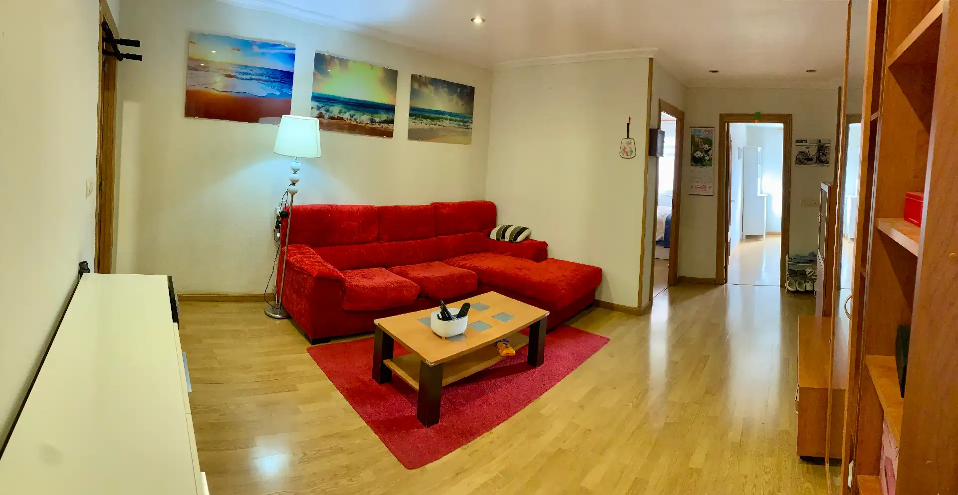 Sala d'estar de Pis en venda en Gijón  amb Calefacció, Parquet i Traster