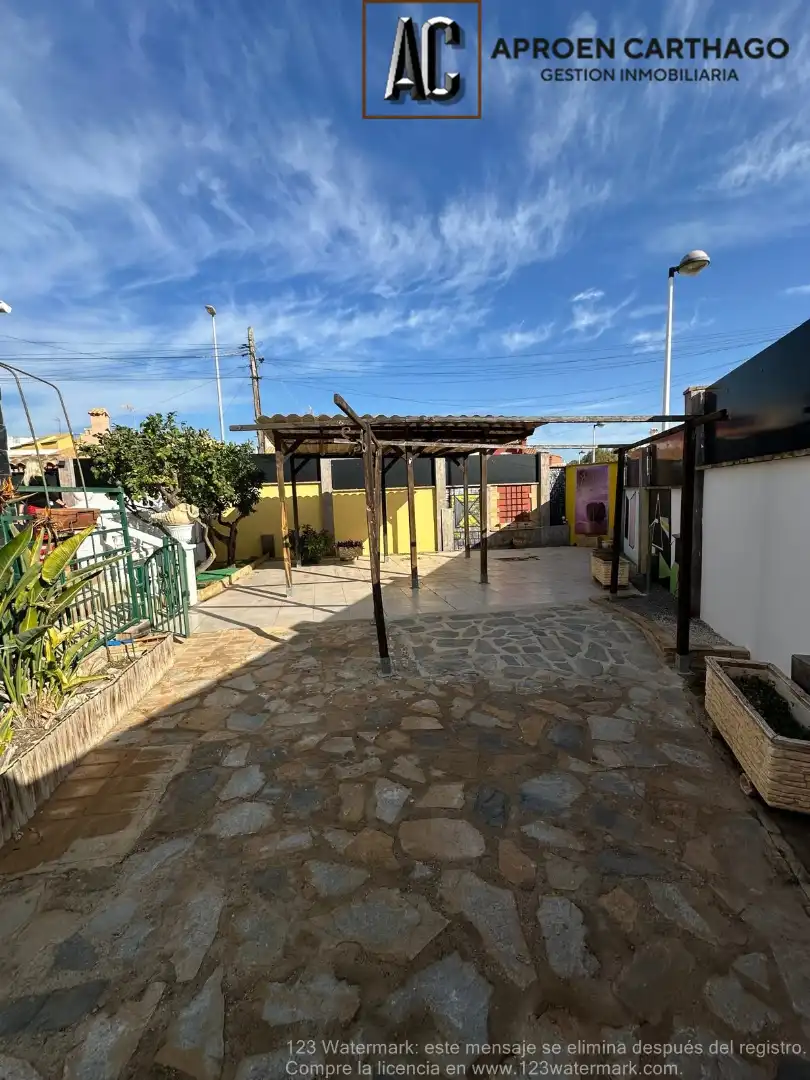 Terraza de Casa o chalet en venta en Cartagena con Aire acondicionado, Calefacción y Jardín privado