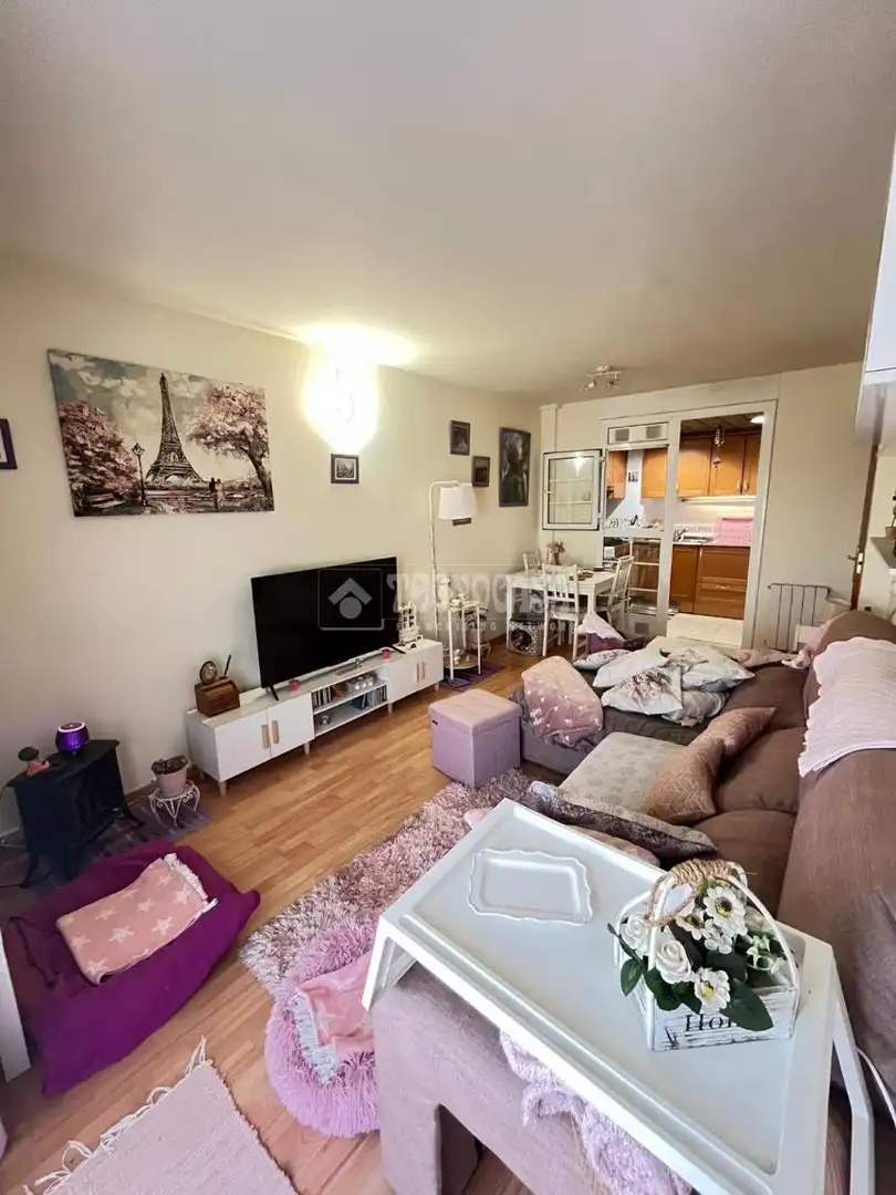 Sala de estar de Piso en venta en Barcelona con Balcón
