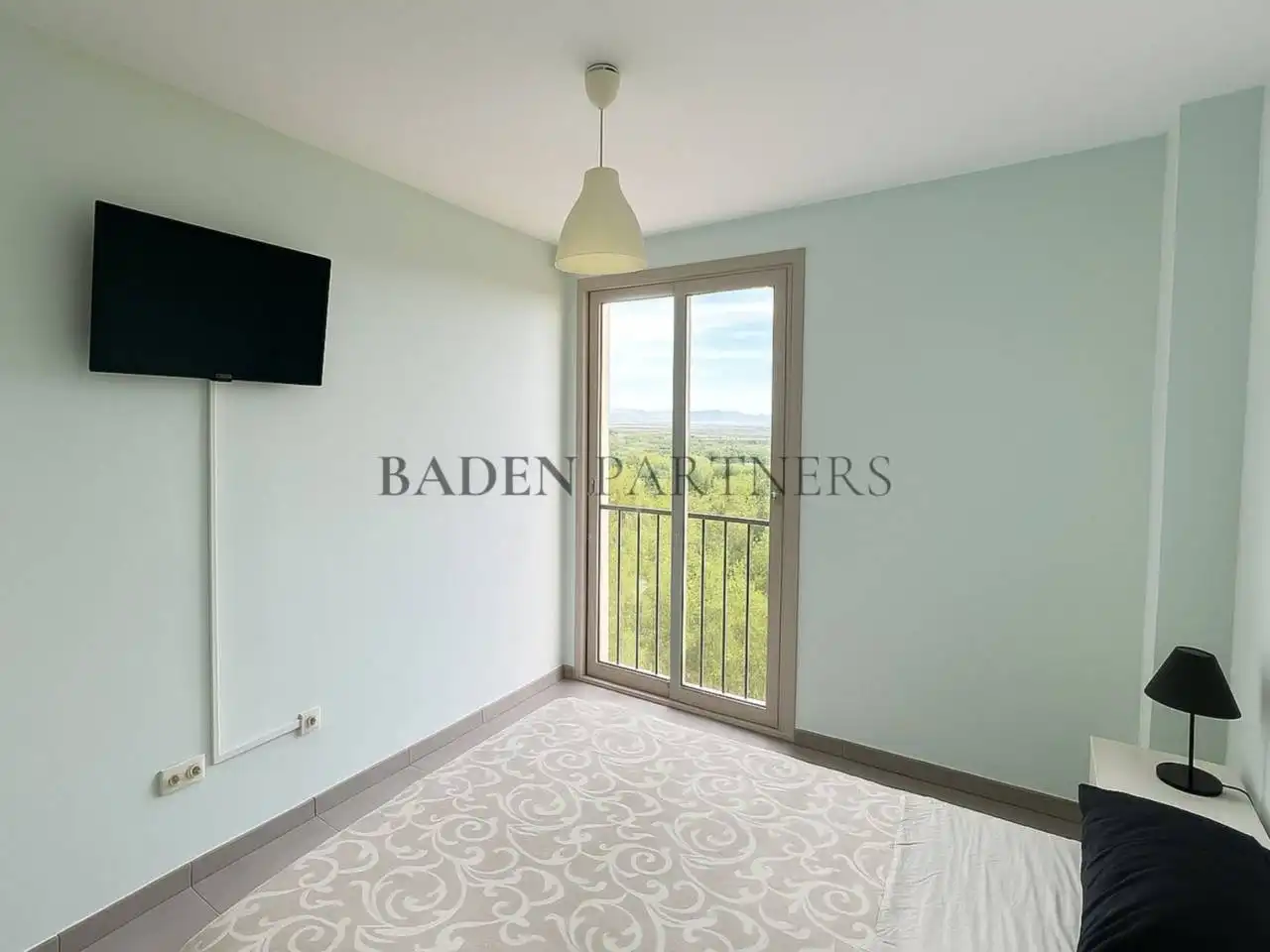 Schlafzimmer von Wohnung zur Miete in San Jorge / Sant Jordi mit Klimaanlage, Terrasse und Alarm