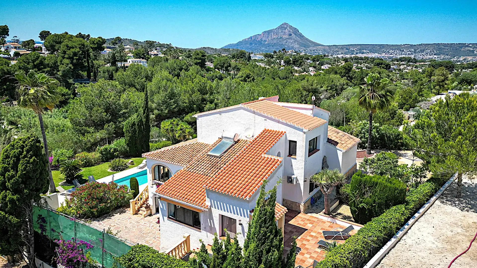 Exterior view of Houses for sale in Jávea / Xàbia  with Air Conditioner, Heating and Private garden