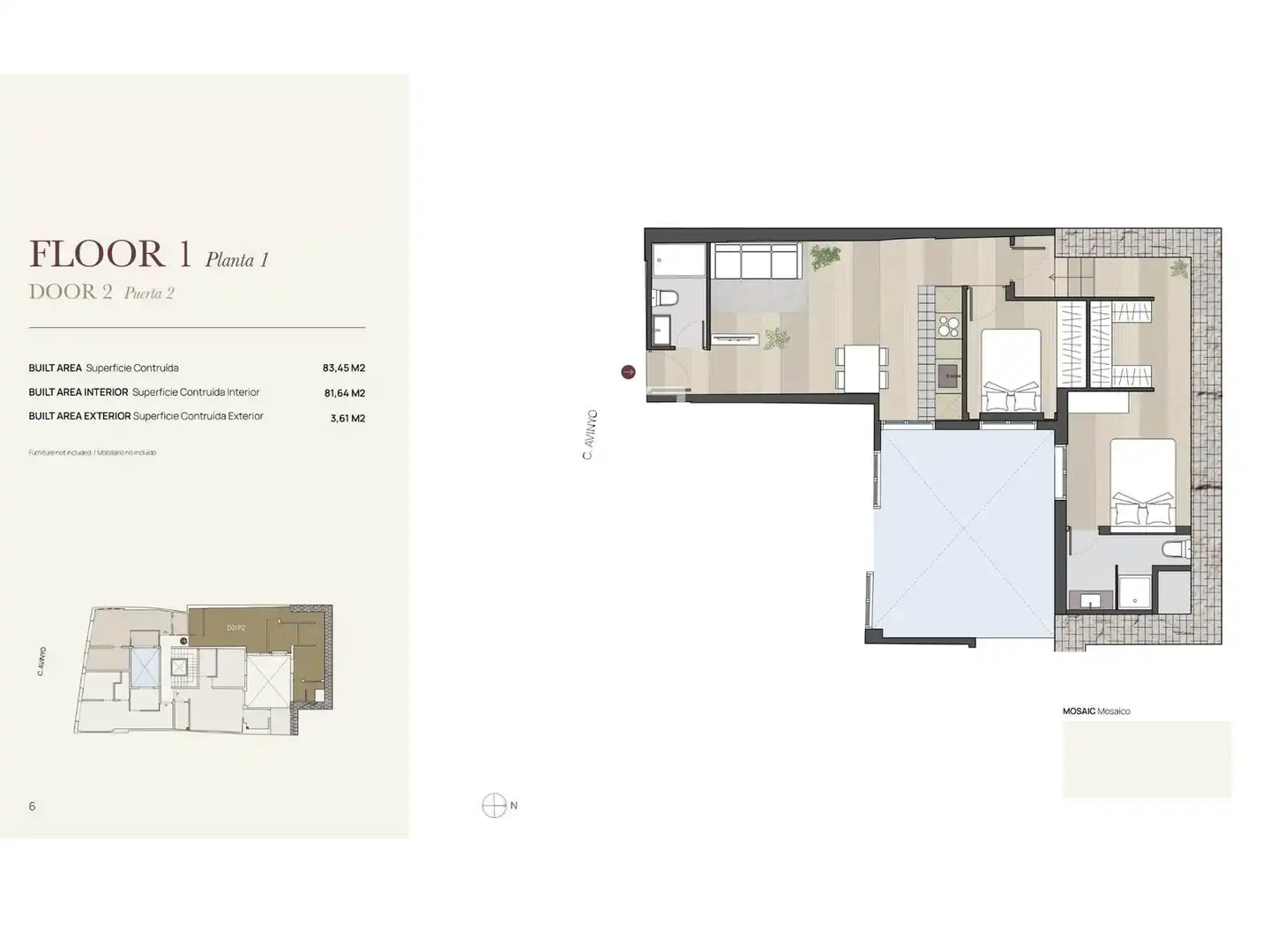 Flat for sale in Barcelona  with Air Conditioner and Balcony