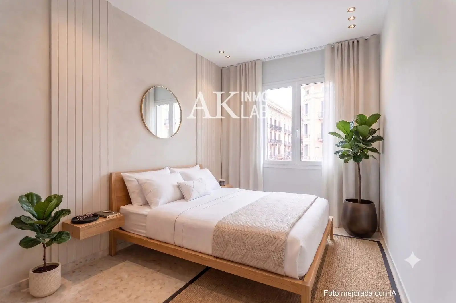 Bedroom of Flat for sale in Barcelona  with Air Conditioner, Heating and Terrace