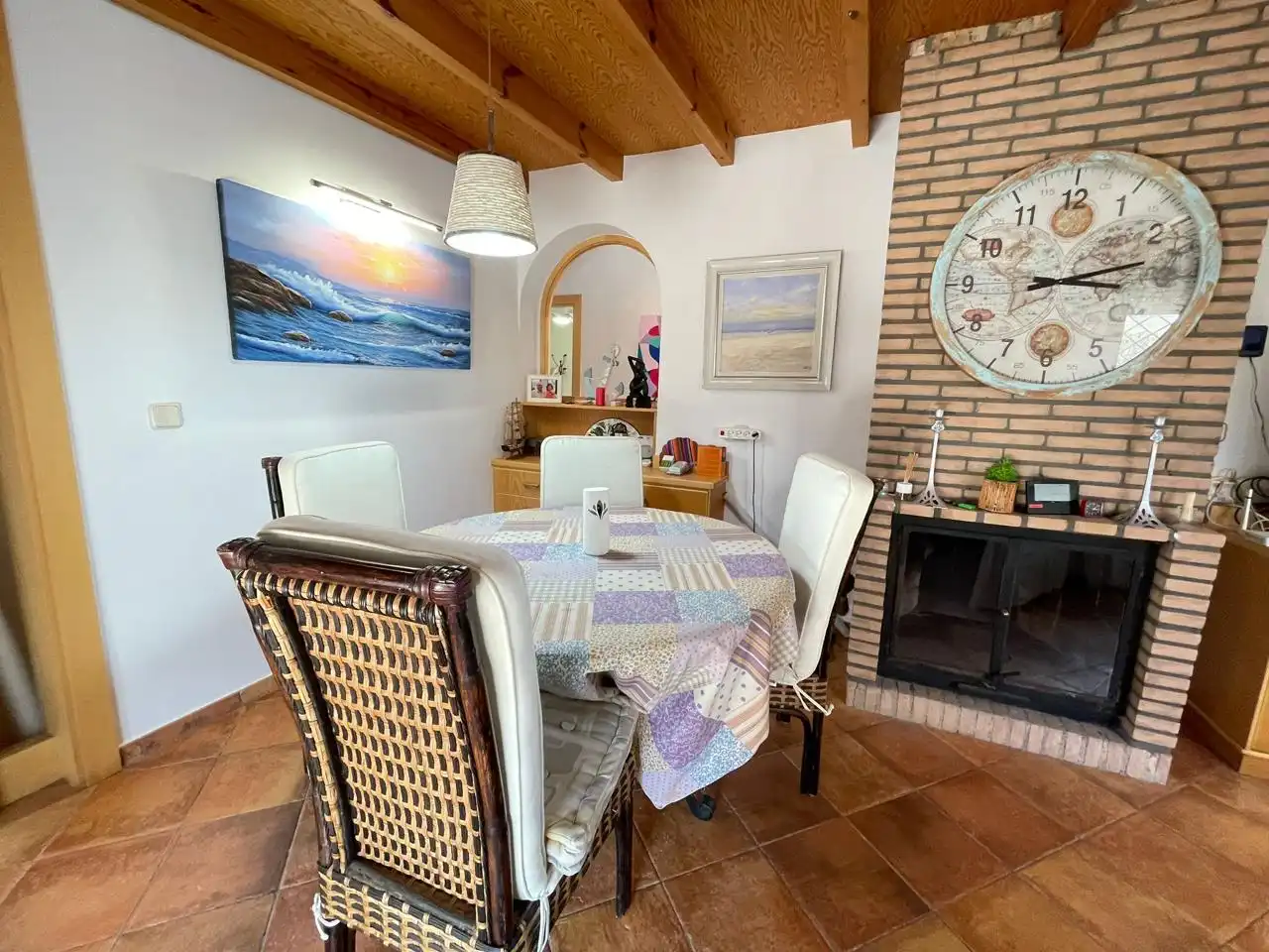Dining room of Houses for sale in La Manga del Mar Menor  with Air Conditioner, Heating and Private garden