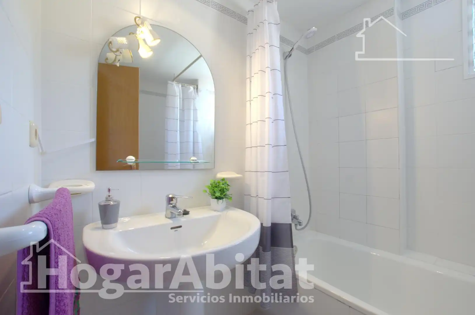 Badezimmer von Wohnung zum Verkauf in Cullera mit Terrasse, Möbliert und Balkon