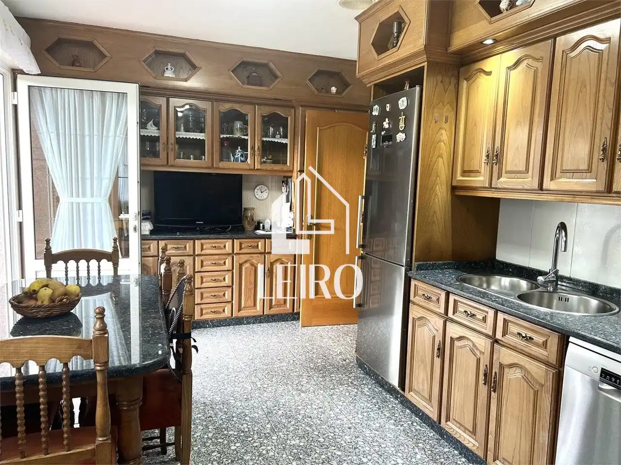 Cocina de Casa o chalet en venta en Santiago de Compostela  con Jardín privado