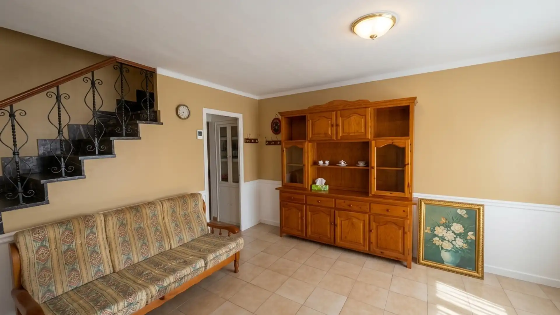 Sala de estar de Casa adosada en venta en Cambrils con Terraza, Amueblado y Horno