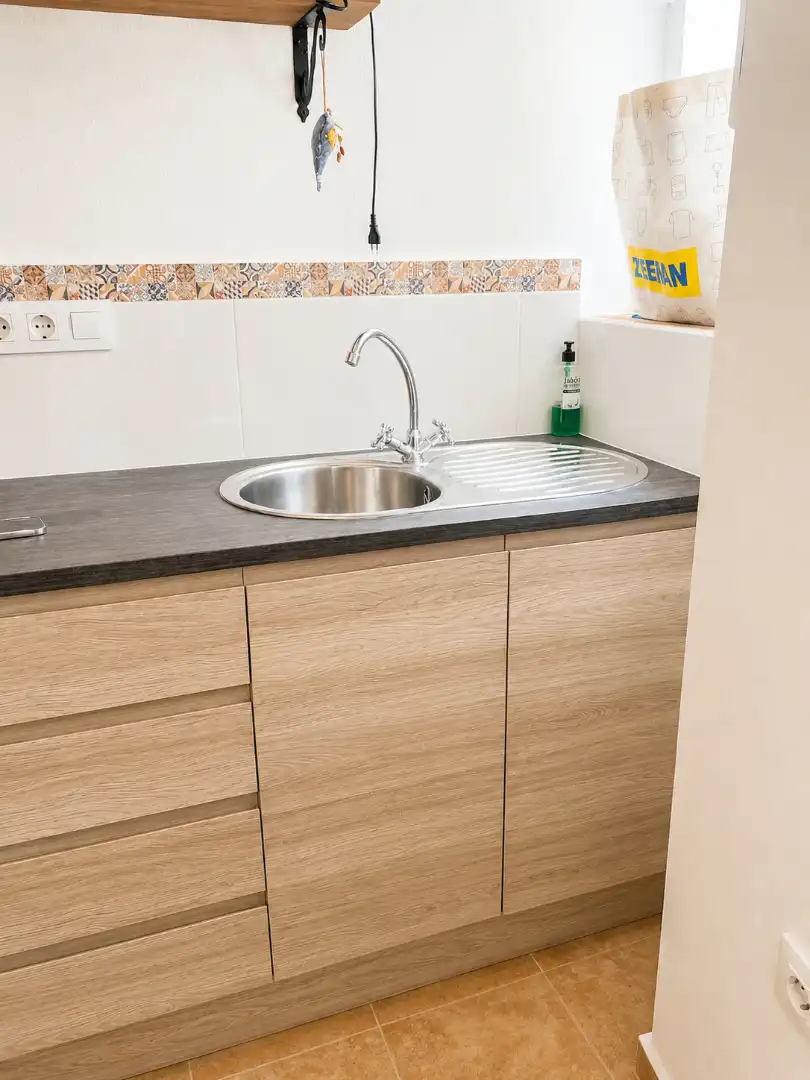 Cocina de Casa adosada en venta en Fuenterrobles con Aire acondicionado y Amueblado