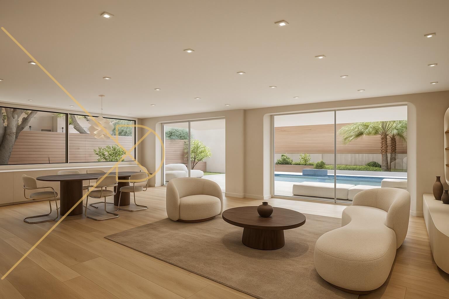Living room of House or chalet for sale in  Barcelona Capital