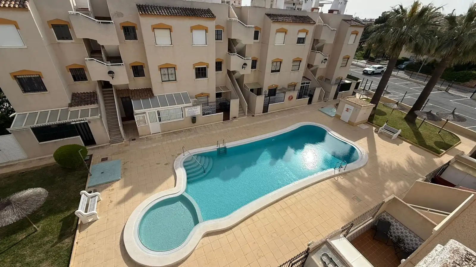 Swimming pool of Apartments for sale in Orihuela  with Air Conditioner, Private garden and Terrace