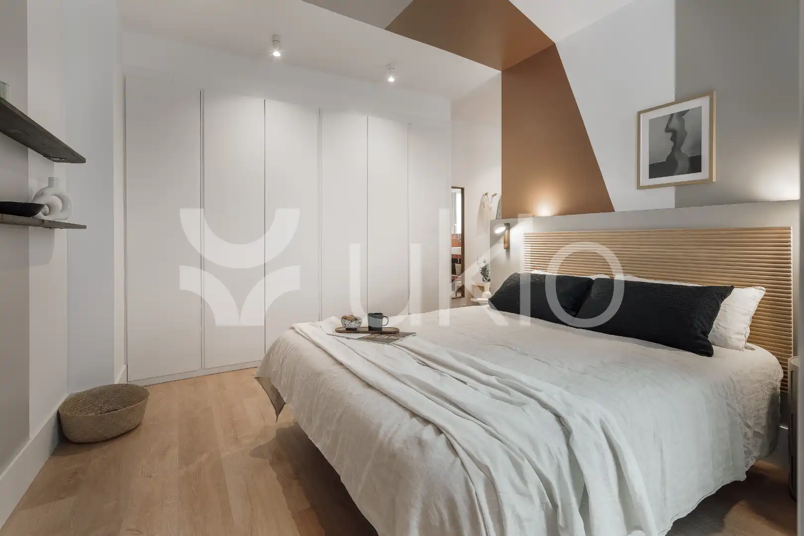 Habitación de Apartamento de alquiler en Madrid con Aire acondicionado, Calefacción y Terraza