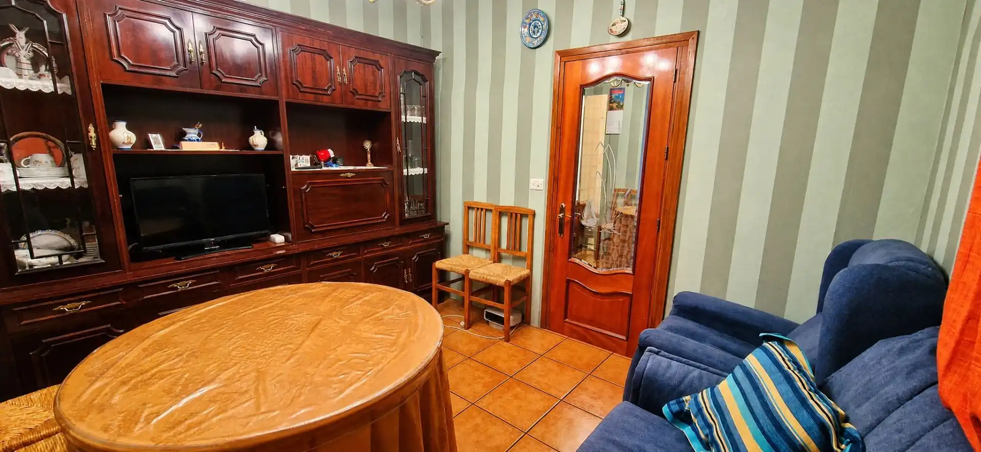 Dining room of Houses for sale in Guijo de Santa Bárbara  with Terrace and Furnished