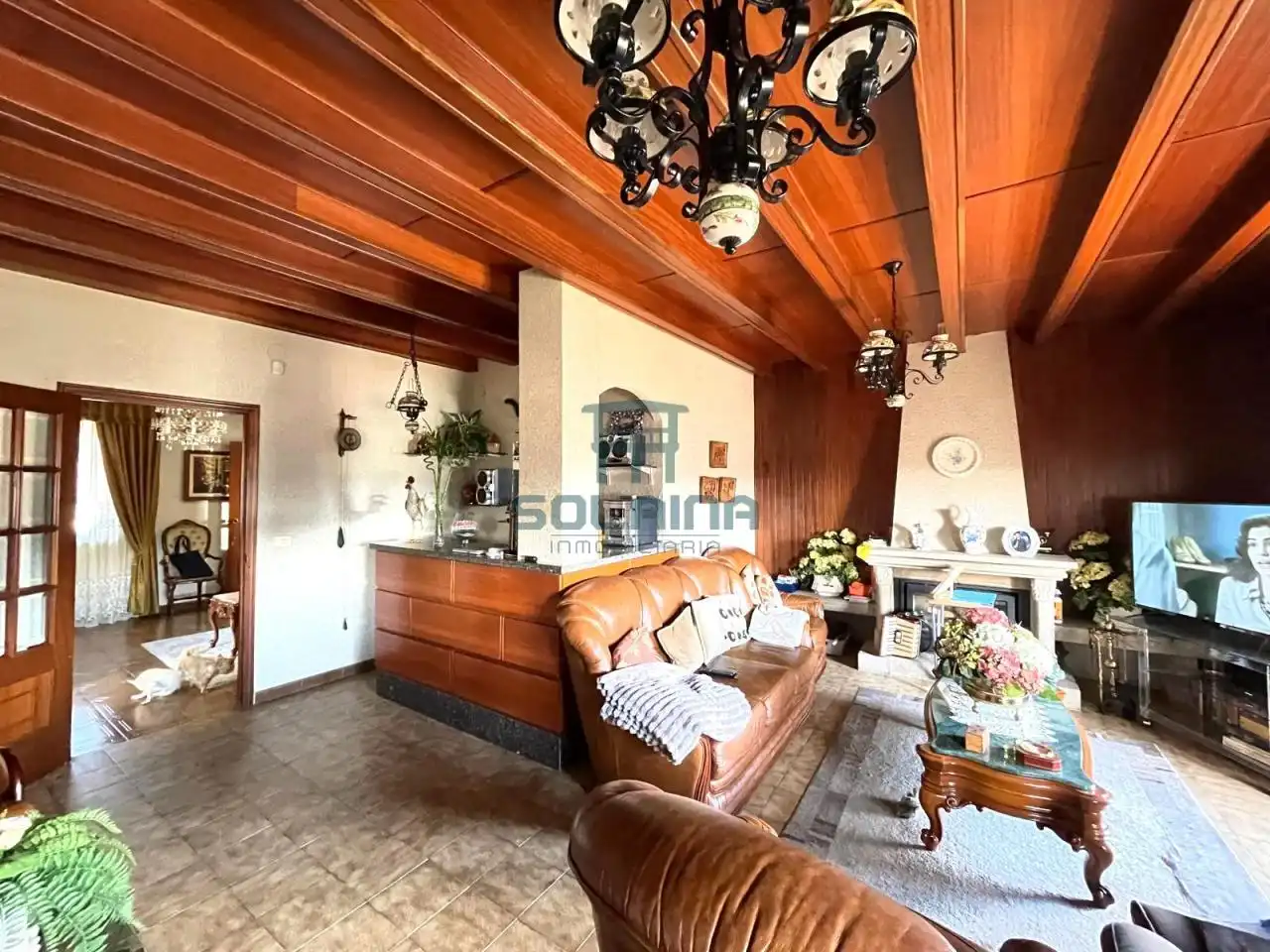 Sala de estar de Casa o chalet en venta en Ourense Capital  con Calefacción, Jardín privado y Terraza