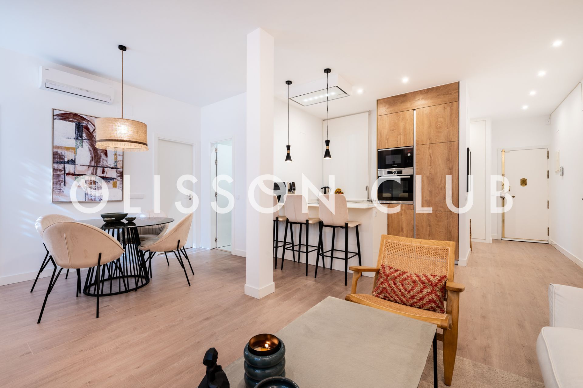 Kitchen of Flat for sale in  Madrid Capital  with Air Conditioner, Heating and Furnished