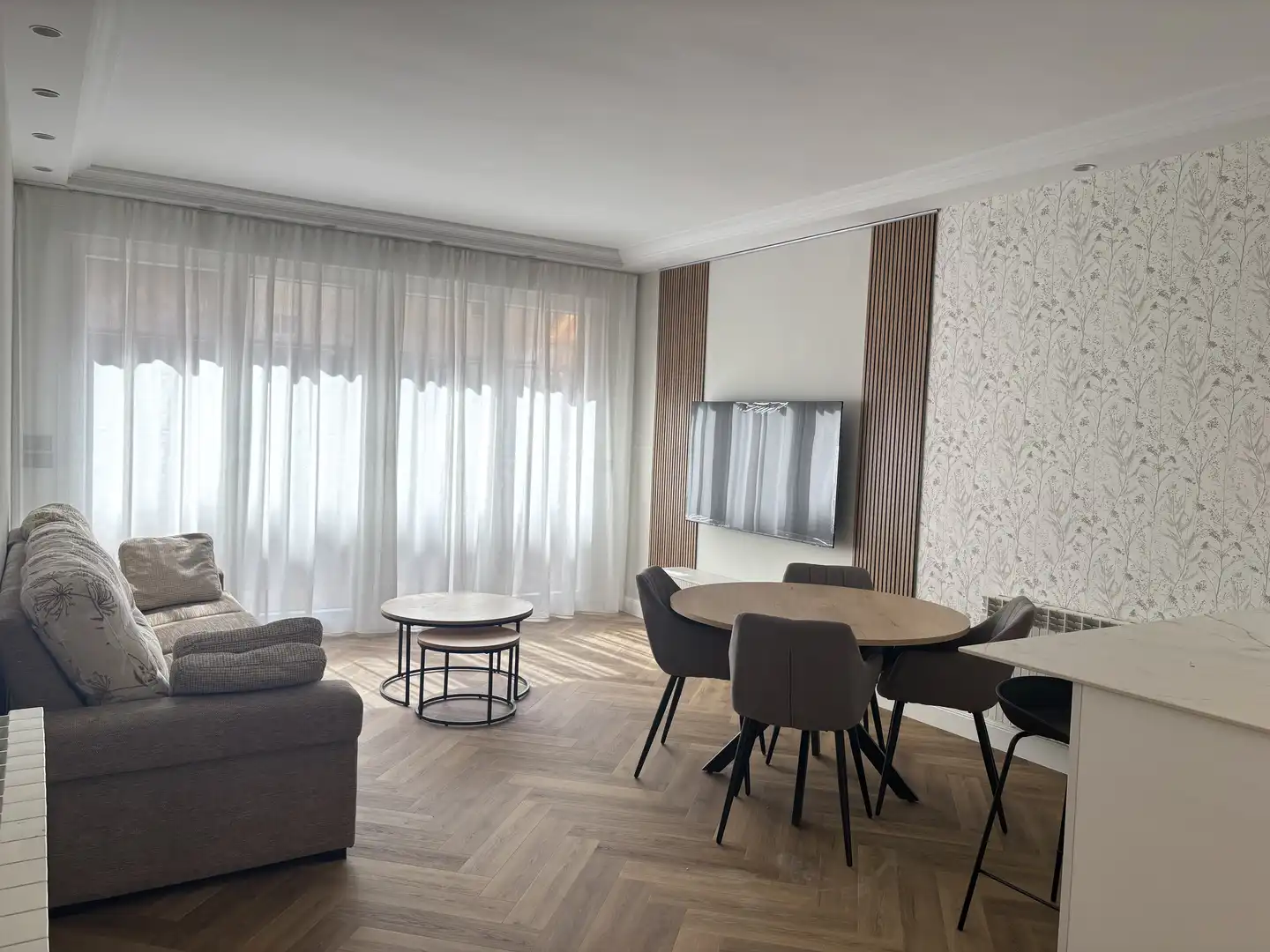 Living room of Flat for rent in Centro
