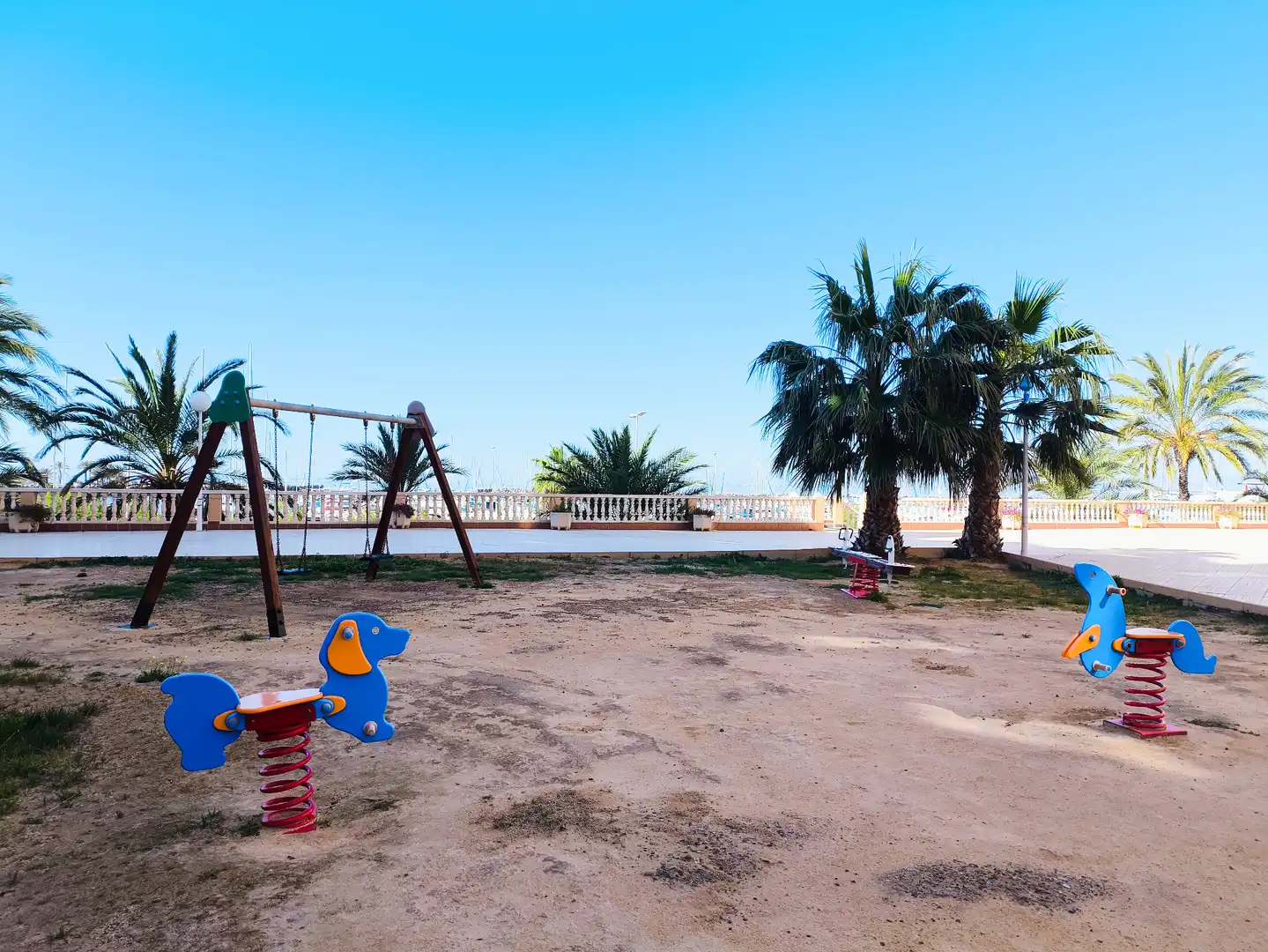 Parking of Apartments for sale in La Manga del Mar Menor  with Air Conditioner, Heating and Terrace