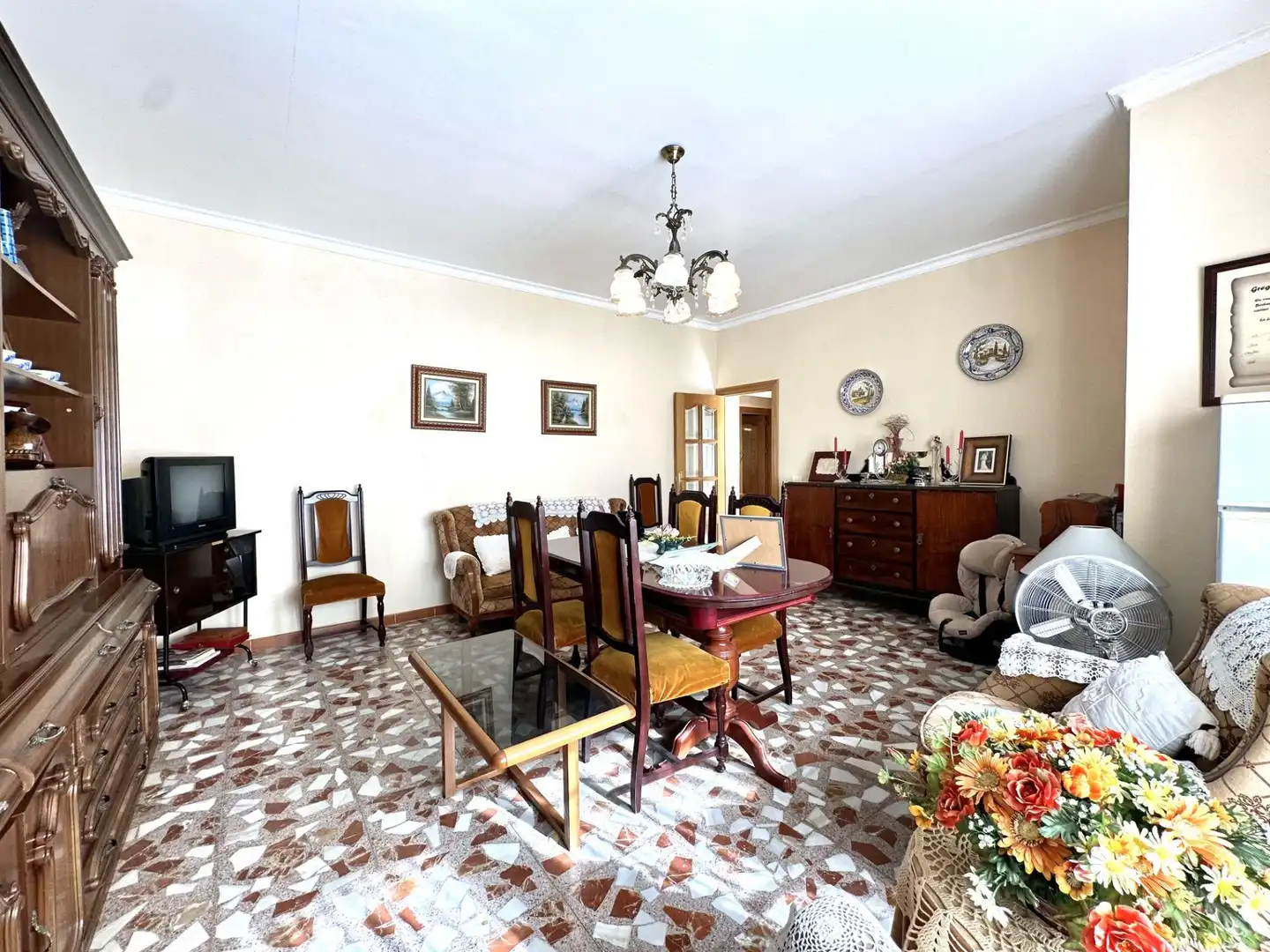 Wohnzimmer von Country house zum Verkauf in Lorca mit Klimaanlage und Privatgarten