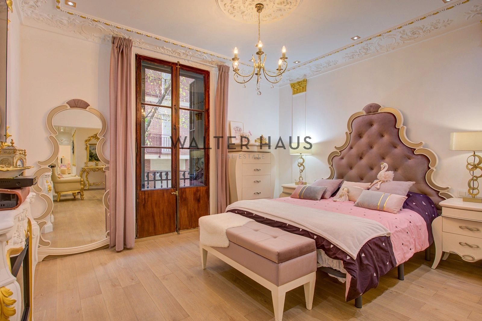 Dormitori de Dúplex en venda en  Barcelona Capital amb Aire condicionat, Jardí privat i Terrassa