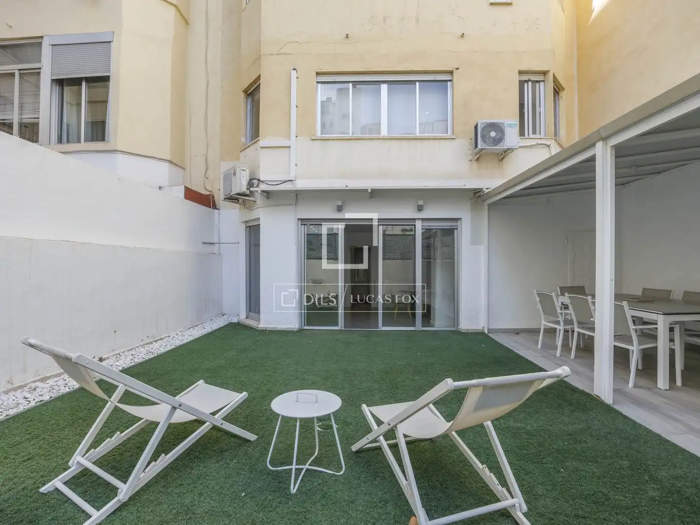 Terrasse von Wohnung zur Miete in Valencia mit Klimaanlage, Heizung und Parkett