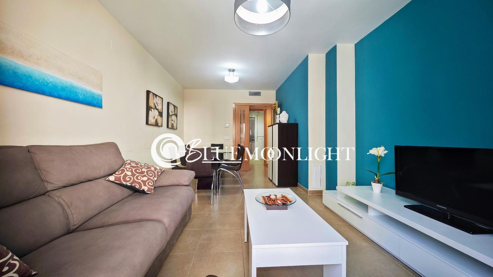 Living room of Flat for sale in Peñíscola / Peníscola  with Air Conditioner, Heating and Storage room