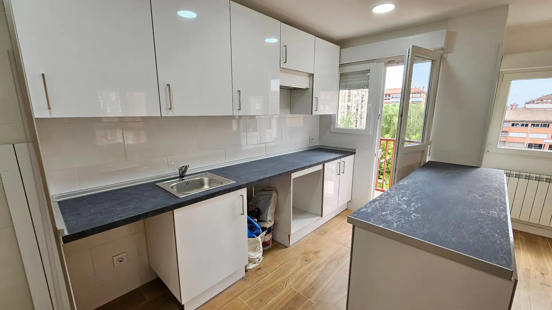Kitchen of Flat for sale in Vitoria - Gasteiz  with Heating, Terrace and Storage room