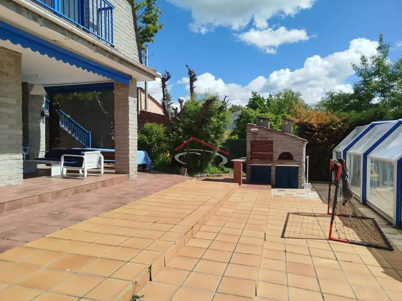 Terraza de Casa o chalet en venta en Vegas del Condado con Calefacción, Jardín privado y Trastero