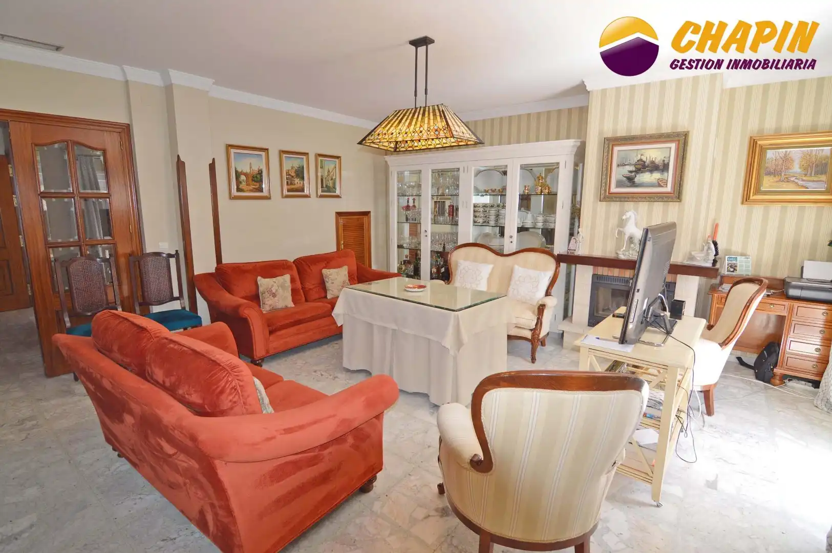 Sala d'estar de Casa o xalet en venda en Jerez de la Frontera amb Aire condicionat i Terrassa