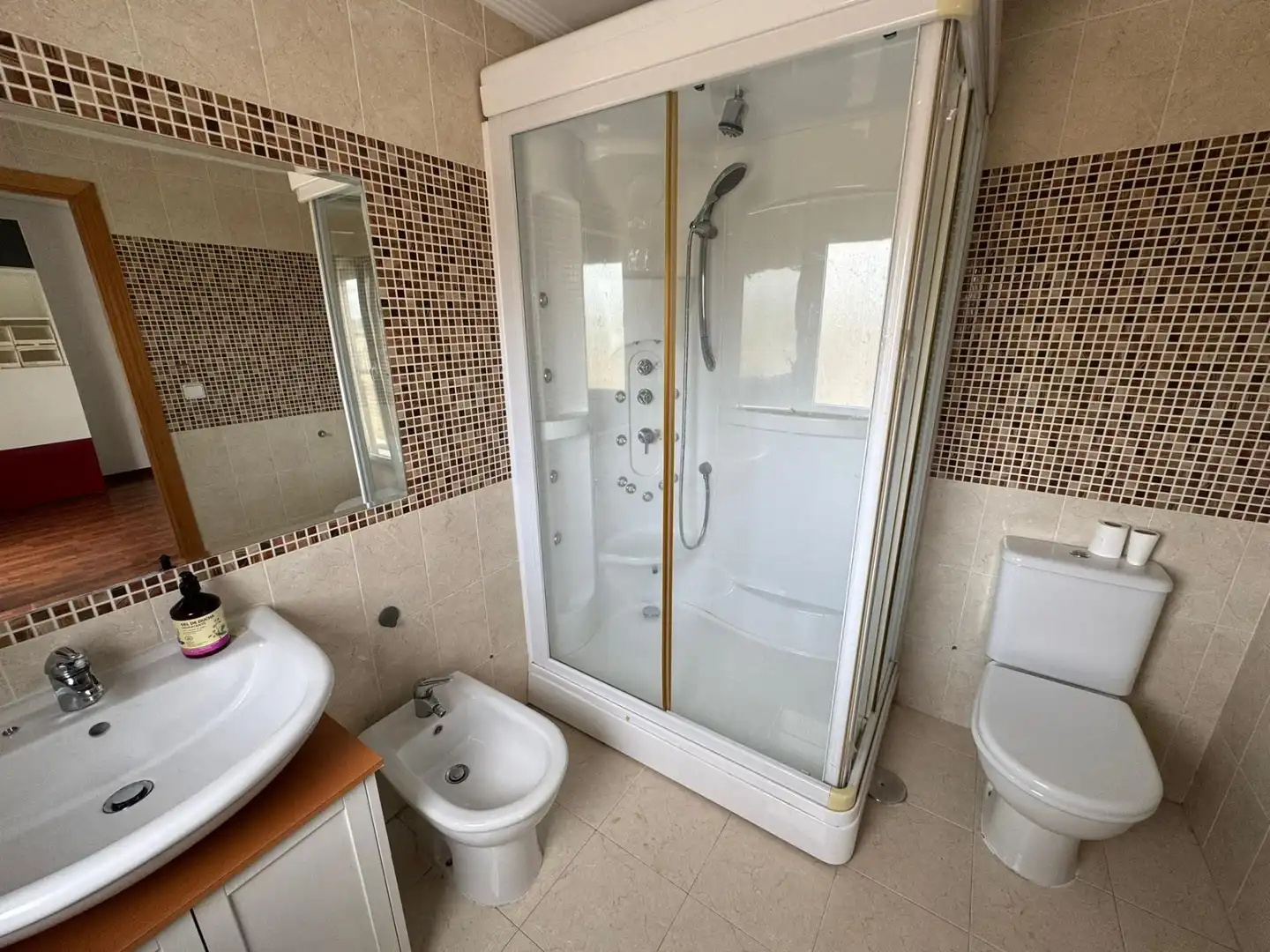Baño de Casa adosada en venta en Poblete con Aire acondicionado, Calefacción y Jardín privado