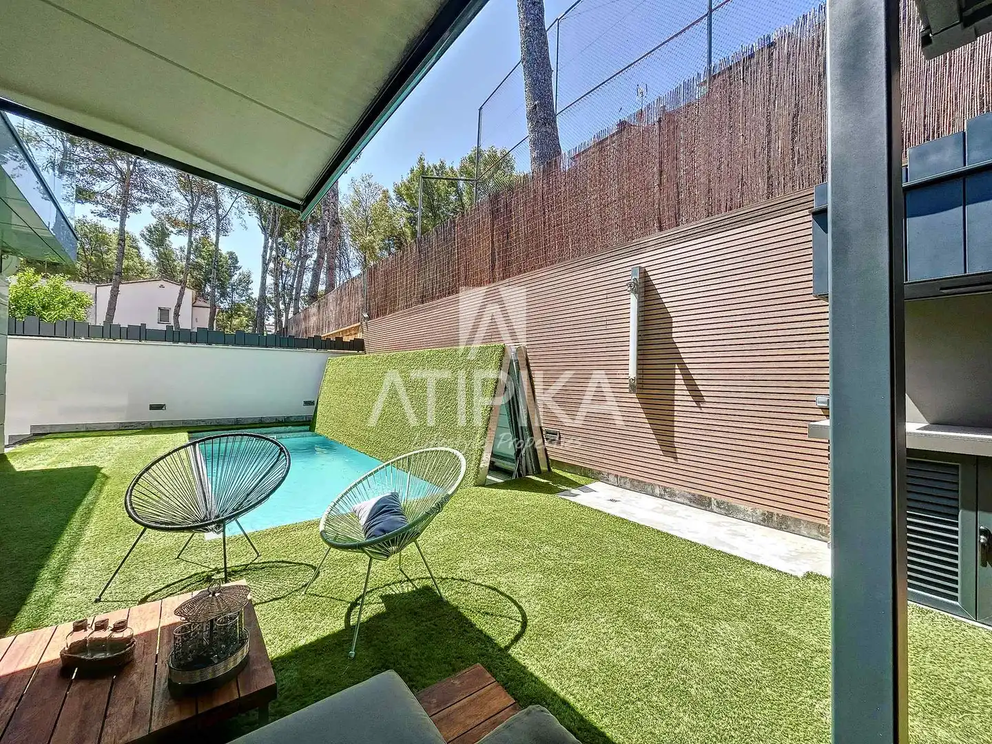 Garden of Houses for rent in Castelldefels  with Heating, Terrace and Swimming Pool