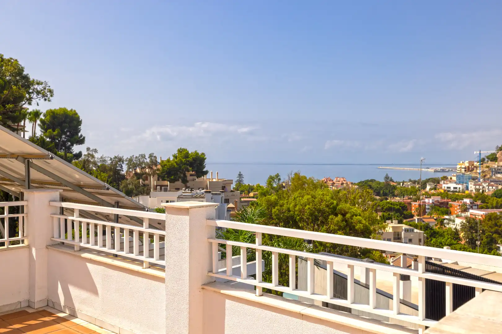 Terraza de Casa adosada en venta en Málaga con Aire acondicionado, Calefacción y Jardín privado