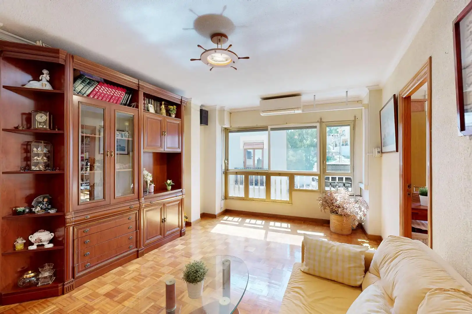 Sala de estar de Piso en venta en Cartagena con Aire acondicionado, Parquet y Amueblado