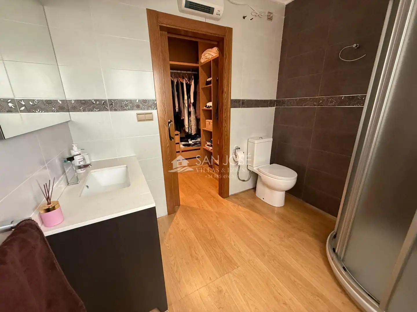 Bany de Casa o xalet en venda en Aspe amb Aire condicionat, Terrassa i Traster