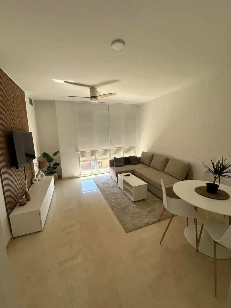 Wohnzimmer von Wohnungen zur Miete in Badajoz Capital mit Klimaanlage, Heizung und Möbliert