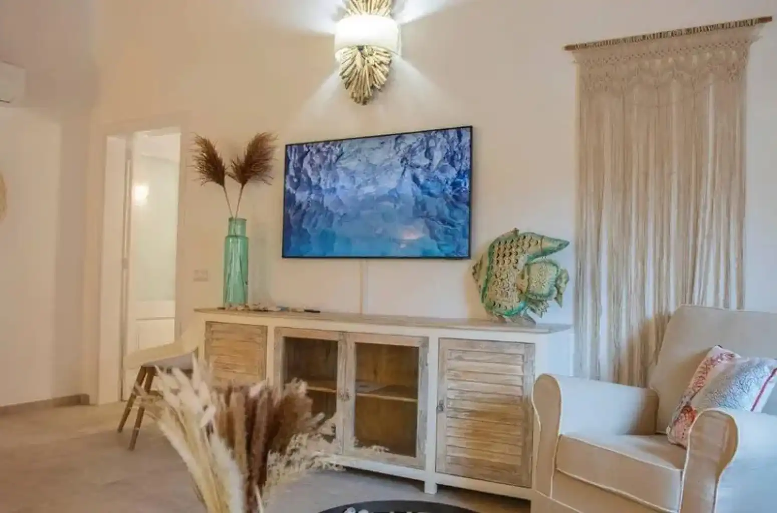 Sala de estar de Casa o chalet en venta en Alcúdia con Aire acondicionado, Terraza y Piscina