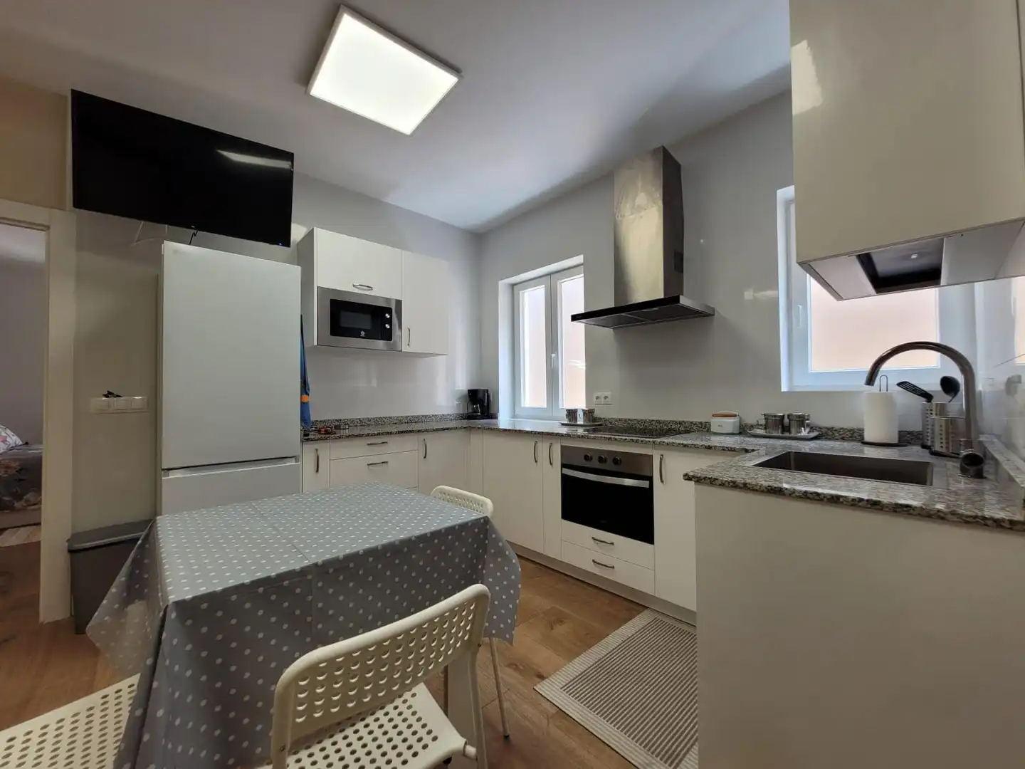 Cocina de Piso de alquiler en Santander con Calefacción y Amueblado