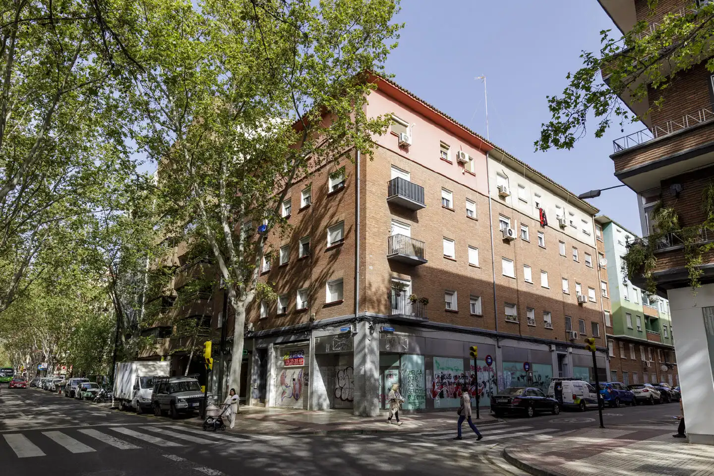 Exterior view of Flat for sale in  Zaragoza Capital