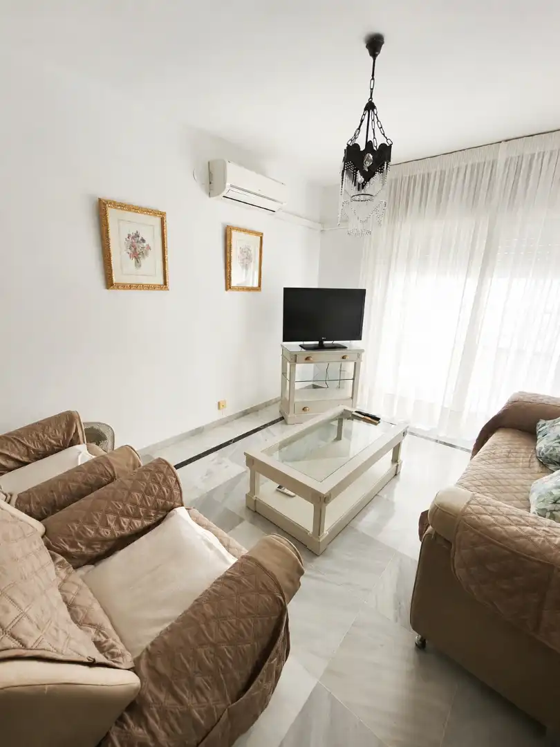 Living room of Flat for rent in Motril  with Terrace, Furnished and Oven
