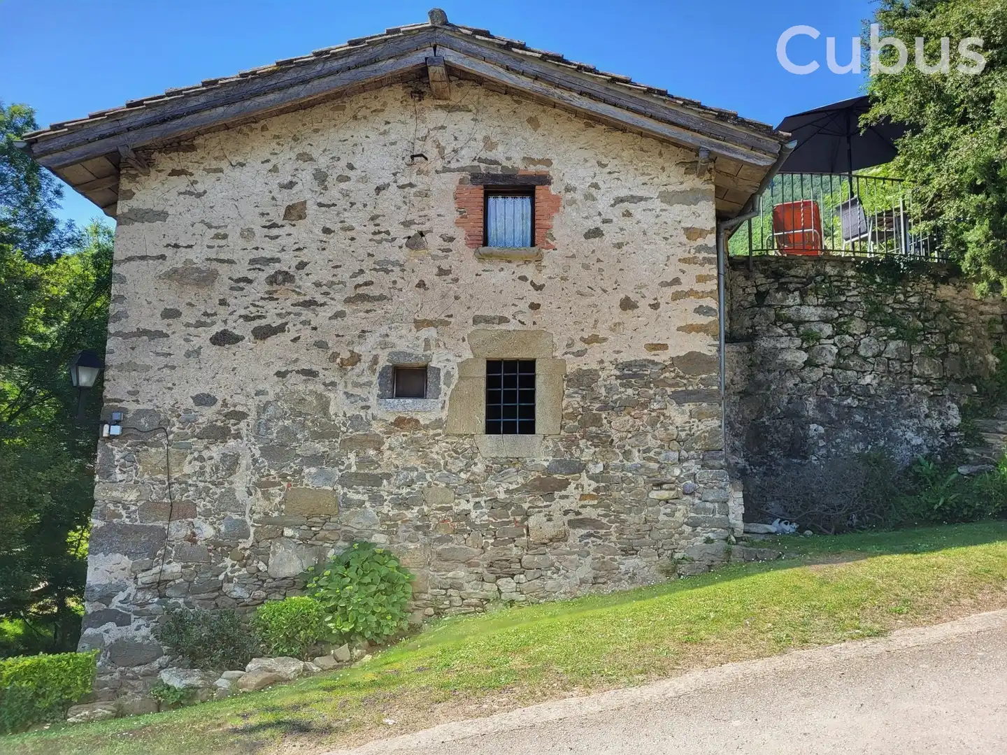 Vista exterior de Finca rústica en venta en Sant Feliu de Pallerols con Calefacción, Terraza y Trastero