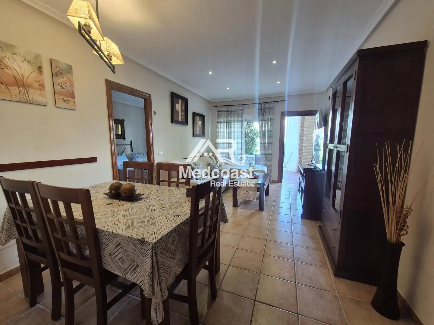 Esszimmer von Wohnung zum Verkauf in Vera mit Klimaanlage, Terrasse und Schwimmbad