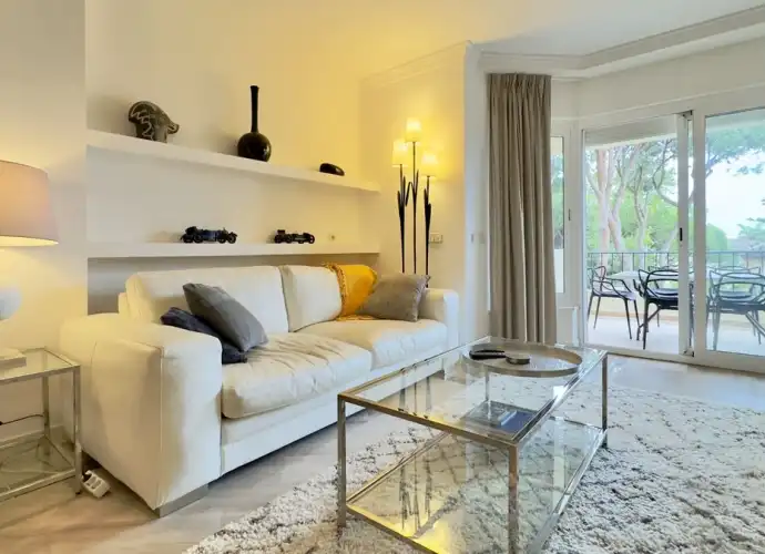 Living room of Apartments for sale in Marbella  with Air Conditioner, Storage room and Furnished