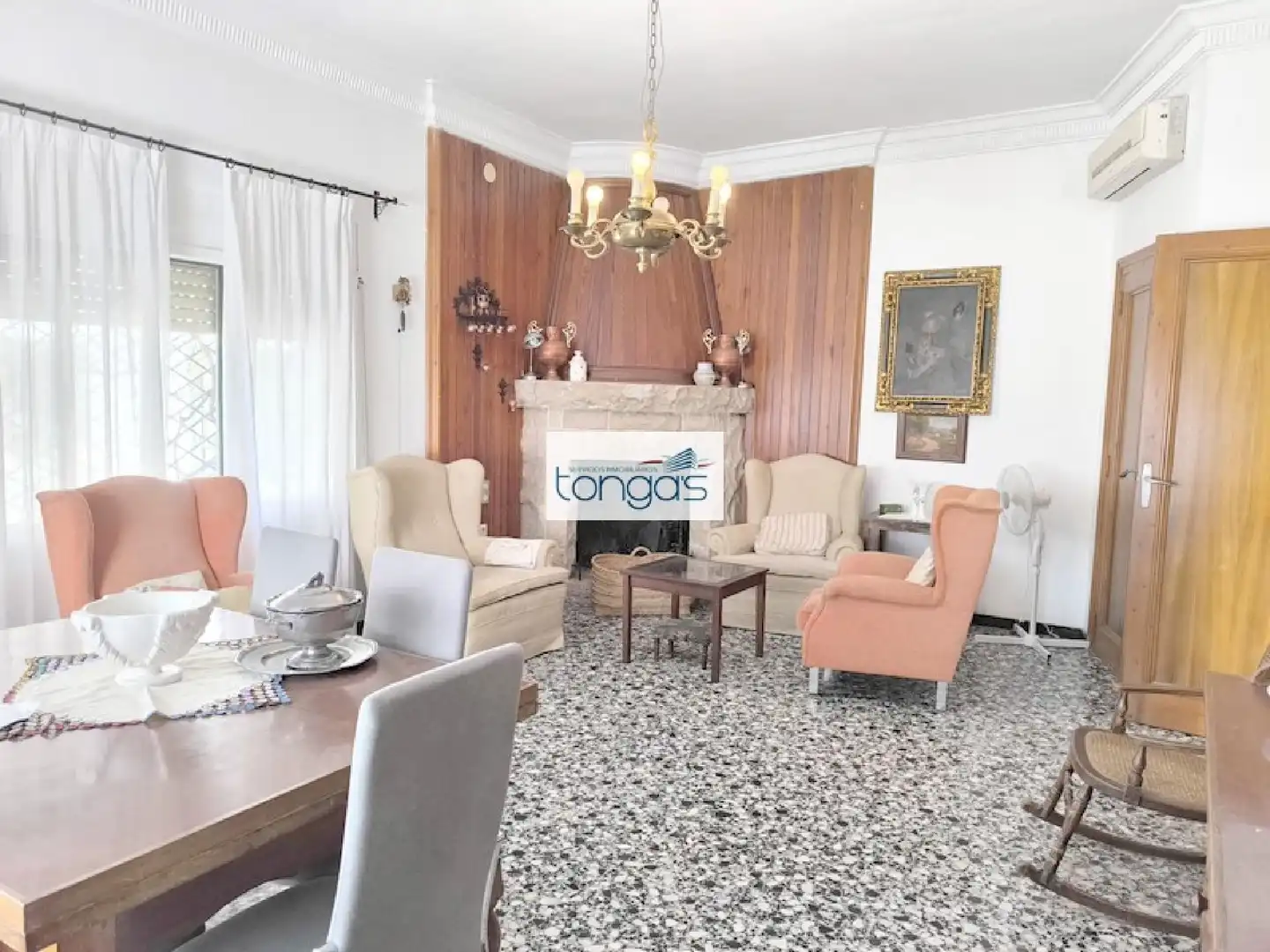 Menjador de Casa o xalet en venda en Xàtiva amb Aire condicionat, Calefacció i Jardí privat